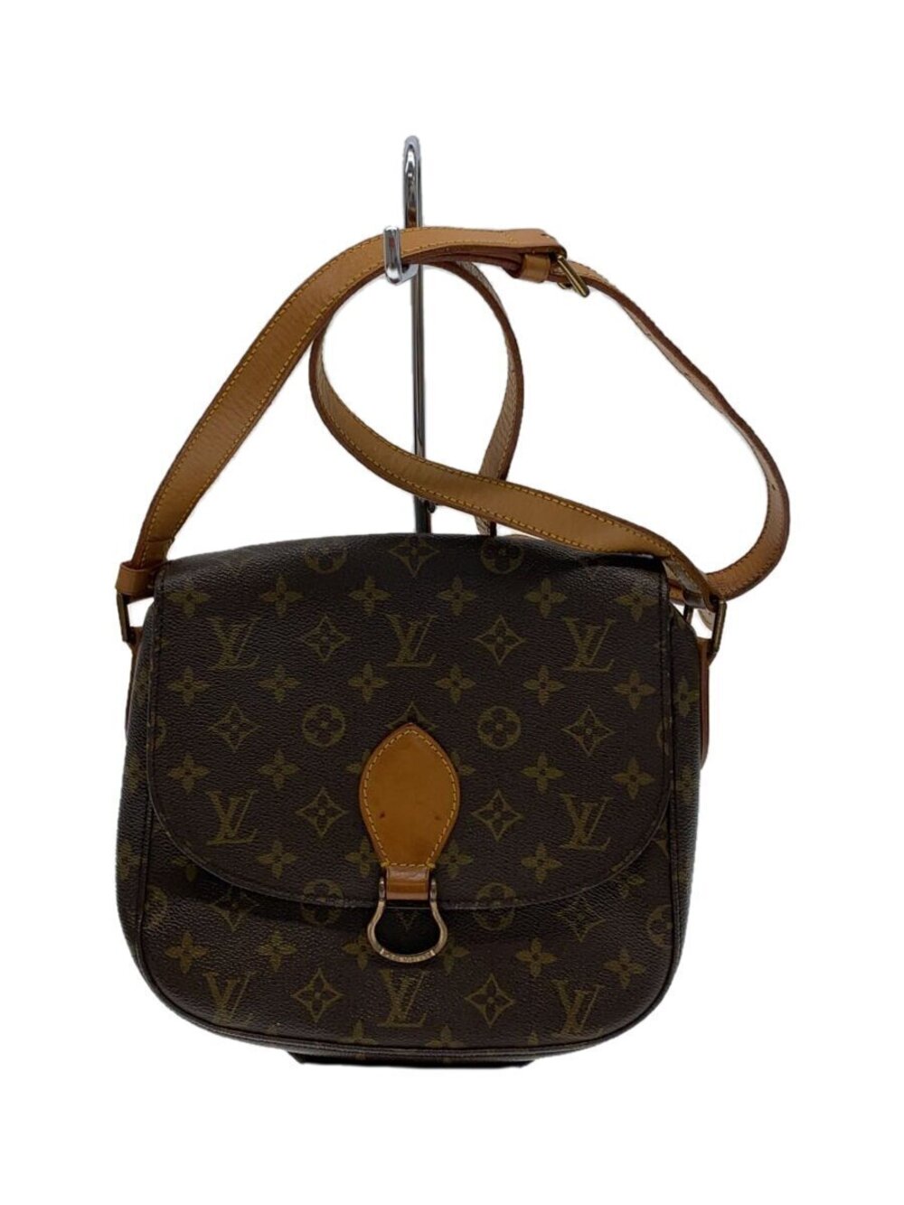 LOUIS VUITTON Musette Salsa Monogram Canvas Long Shoulder Bag Brown